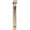 Ekena Millwork Legacy Block Smooth Bracket w/ Offset Brace, Douglas Fir, 5 1/2"W x 32"D x 44"H BKT0604X32X44LEC05SDF - alternate 2